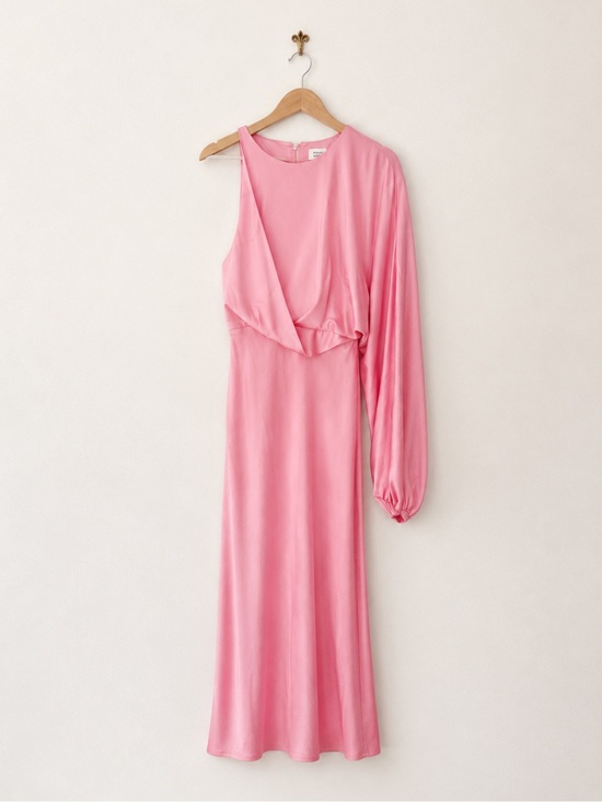 BHLDN Dresses & Skirts - Anthropologie BHLDN Significant Other One-Sleeve Column Maxi Dress Pink